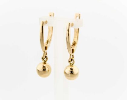 Gold earrings
