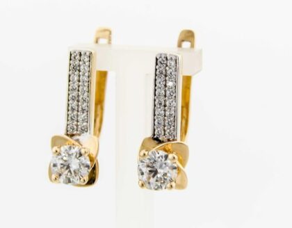 Золотые серьги