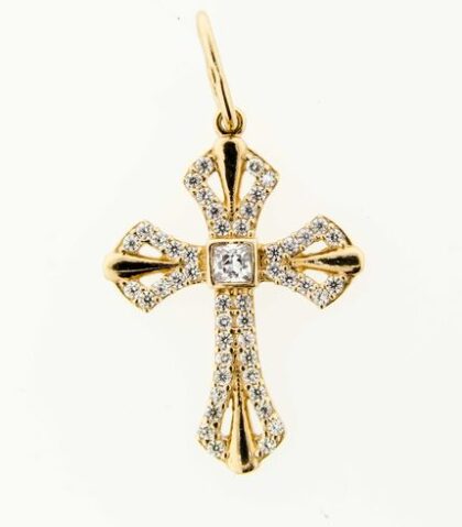 Gold Cross Pendant